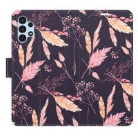 iSaprio flip pouzdro Ornamental Flowers 02 pro Samsung Galaxy A13 / A13 5G