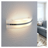 Lindby LED nástěnné světlo Zinka ze skla, 37,5 cm