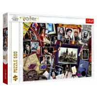 TREFL PUZZLE Harry Potter Bradavické vzpomínky 48x34cm 500 dílků skládačka