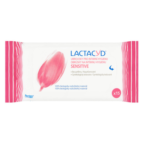 Lactacyd Sensitive ubrousky pro intimní hygienu 15 ks