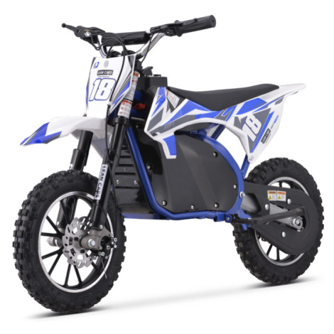 Mamido Elektrická motorka Cross Trail King 800W 36V modrá