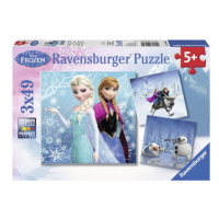 Ravensburger puzzle Ledové království 3 x 49 dílků