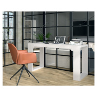 Estila Moderní minimalistický kancelářský stůl Lyon z masivního dřeva 150cm
