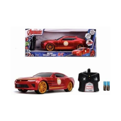 Jada Toys Marvel Diecast Model Iron Man & 2016 Chevrolet Camaro 1:24