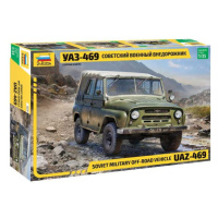 Model kit military 3629 - UAZ-469 Sovět 4WD off-road vehicle (1:35)