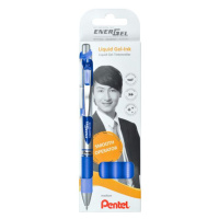 Pentel EnerGel BL77 Gelový roller 0,7 mm - sada 4 ks, modrá