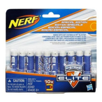 Nerf elite náhradní šipky 10ks, speciální edice modré