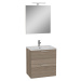 Koupelnová sestava s umyvadlem zrcadlem a osvětlením VitrA Mia 59x61x39,5 cm cordoba MIASET60C