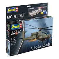 Revell ModelSet vrtulník 63824 - AH-64A Apache (1:72)