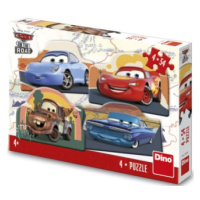 Puzzle Cars - Na cestě 4x54 dílků
