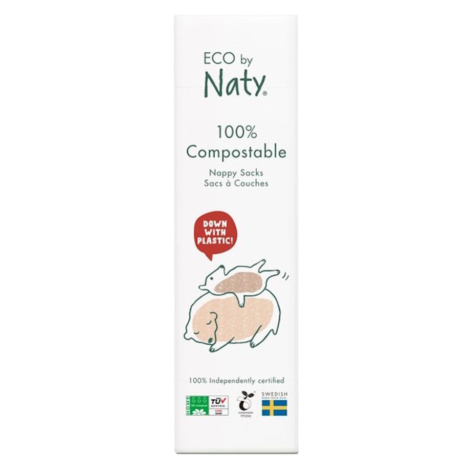 ECO BY NATY Sáčky na použité plenky - bez vůně 50 ks