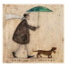 Umělecký tisk Sam Toft - Walking The Sausage, 30 × 30 cm