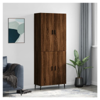 vidaXL Skříň highboard hnědý dub 69,5 x 34 x 180 cm kompozitní dřevo