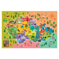 Trefl Vzdělávací puzzle - Mapa České republiky CZ