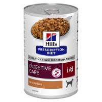 Hill's Prescription Diet, 36 x 360g / 370g - 24 + 12 zdarma - i/d Digestive Care s krocanem 36 x