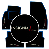 Koberečky Výrobky Černé Opel Insignia B (2017-...)+4x Haft,červené Ekg