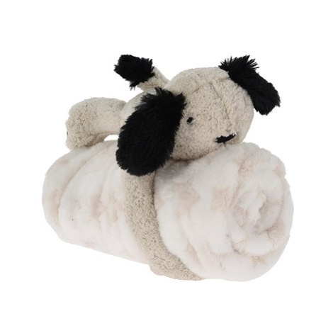 H&L Plyšová deka 75 × 100 cm s mazlíčkem, pes