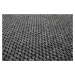 Vopi koberce Kusový koberec Nature antracit čtverec - 150x150 cm