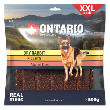 Ontario Snack Dry Rabbit Fillet 500g