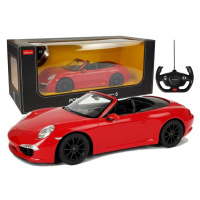 Mamido RASTAR  RASTAR Auto na dálkové ovládání Porsche 911 RC 1:14 červené RC