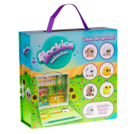 Flockies domek pro zvířátka a exkluzivní figurka kočky Caroline TM Toys