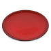 Made in Japan Velký mělký talíř 48 cm červený