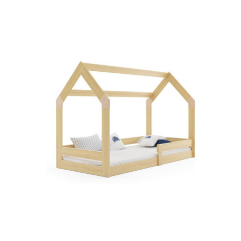 Dětská postel DOMEK I bez úložného prostoru  80x160 cm - borovice BMS