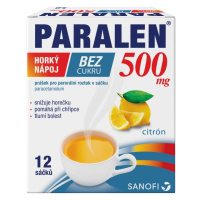 Paralen Horký nápoj bez cukru 500 mg 12 sáčků