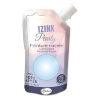 Perleťová barva Aladine Izink Pearly 80 ml - modrošedá Aladine