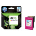 HP 301XL Tri-colour Ink Cartridge Vícebarevná