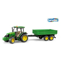 Bruder Traktor JOHN DEERE 5115M + sklápěcí vůz