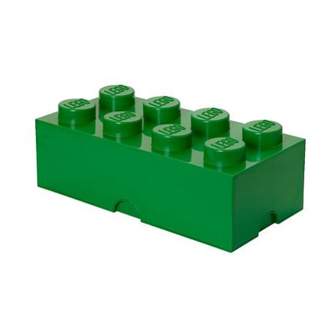 LEGO úložný box 8 - tmavě zelená