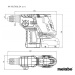 METABO KH 18 LTX BL 24  aku kombinované kladivo 18V 2x4Ah LiHD metaBOX 601713800