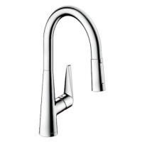 Dřezová baterie Hansgrohe Talis M51 s vytahovací sprškou, 2 proudy chrom 72813000