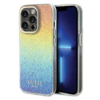 Guess Iml Faceted Mirror Disco Iridescent Pouzdro pro iPhone 14 Pro