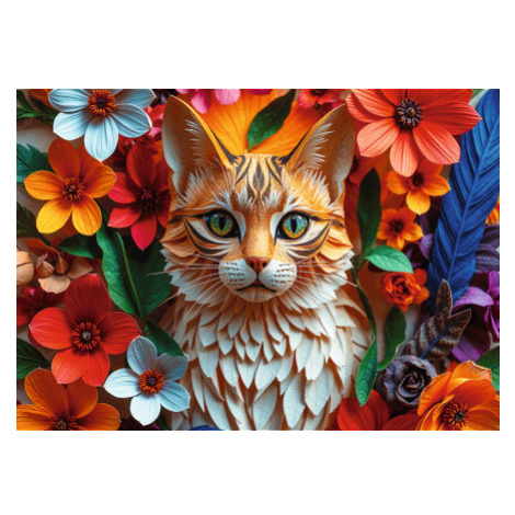 TREFL Puzzle Paper Art: Kočka 1000 dílků 165815