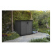 Zahradní skříň Cortina Bella - Dark grey/anthracit - 120 x 140 x 73,6 cm