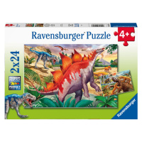 Ravensburger puzzle 051793 Svět dinosaurů 2x24 dílků