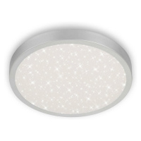 BRILONER LED stropní svítidlo hvězdné nebe, pr. 38 cm, 24 W, 3000 lm, stříbrná BRILO 3071-014