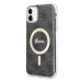 Pouzdro Guess 4G IML MagSafe zadní kryt pro Apple iPhone 11 Black