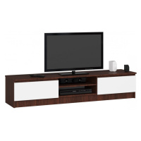 TV stolek RTV 160 wenge/bílá