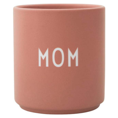 Růžovo-béžový porcelánový hrnek 300 ml Mom – Design Letters
