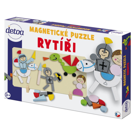 Detoa Magnetické puzzle Rytíři 1 ks