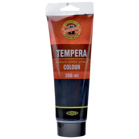 Temperová barva koh-i-noor Tempera 250 ml - černá Kohinoor