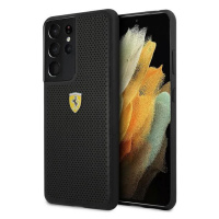 Kryt Ferrari FESPEHCS21LBK S21 Ultra G996 black hardcase On Track Perforated (FESPEHCS21LBK)