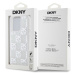 Zadní kryt DKNY Liquid Glitter Checkered Pattern pro Apple iPhone 15 Pro, transparentní