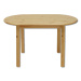 Jídelní stůl MEŠENT, 150x75x75 cm, masiv borovice