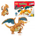 Bloks Stavebnice Pokémon Charizard Ohnivá Bitva Pohyblivá Figurka 222 Elem