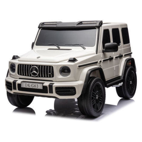 mamido  Elektrické autíčko Mercedes G63 XXL 4x200W 24V MP4 bílé