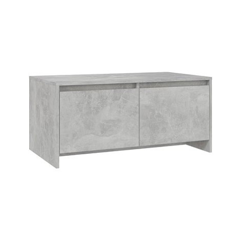 SHUMEE Konferenční stolek betonově šedý 90 × 50 × 41,5 cm dřevotříska, 809822